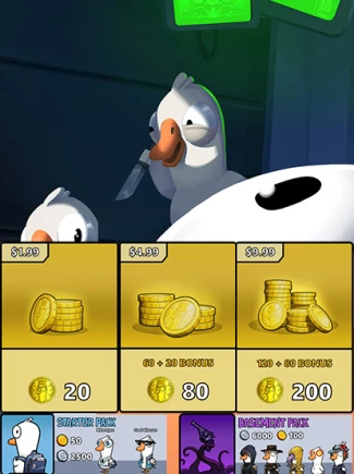 Goose Goose Duck Coin and Cosmetics