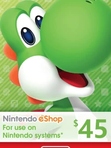 Nintendo eShop Card 45 USD Key United States
