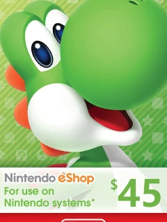 任天堂Nintendo eShop 礼品卡 45 USD 预付卡/预付序号 美国