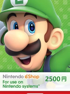 Nintendo eShop Card 2500 JPY Key Japan