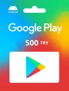 Google Play 礼品卡 500 里拉 TRY Cd-key/兑换代码 土耳其