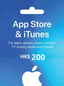 Apple store & iTunes Gift Card 200 HKD Key Hong Kong