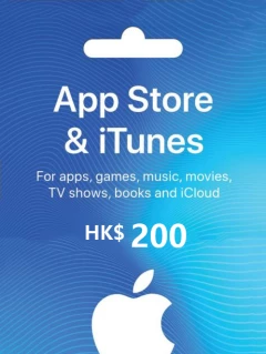 Apple store & iTunes 礼品卡 200 港币 HKD Cd-key/兑换码 香港