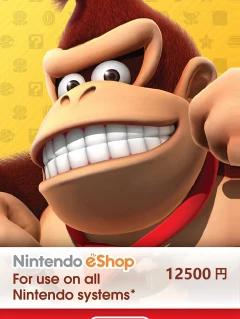 任天堂 Nintendo eShop 禮品卡 12500日元 JPY 預付卡/預付序號 日本