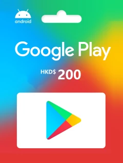 Google Play 礼品卡 200 港元 HKD Cd-key/兑换代码 香港