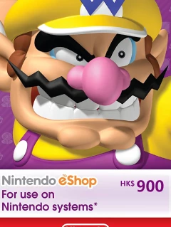 任天堂 Nintendo eShop 礼品卡 900港币 HKD 预付卡/预付序号 香港