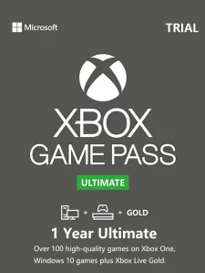 Xbox Game Pass Ultimate XGPU 1 Year TRIAL Subscription  Xbox One/Windows 10 Xbox Live Key GLOBAL