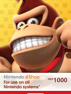 任天堂 Nintendo eShop 礼品卡 1000港币 HKD 预付卡/预付序号 香港