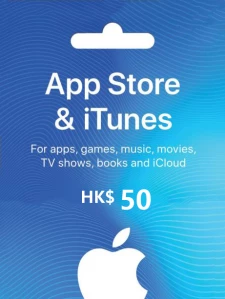 Apple store & iTunes Gift Card 50 HKD Key Hong Kong