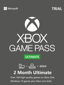 Xbox Game Pass Ultimate XGPU 2 Month TRIAL Subscription  Xbox One/Windows 10 Xbox Live Key GLOBAL