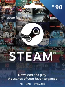 Steam Wallet Gift Card 90 CNY Steam Key China