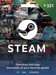 Steam Wallet Gift Card 321 CNY Steam Key China